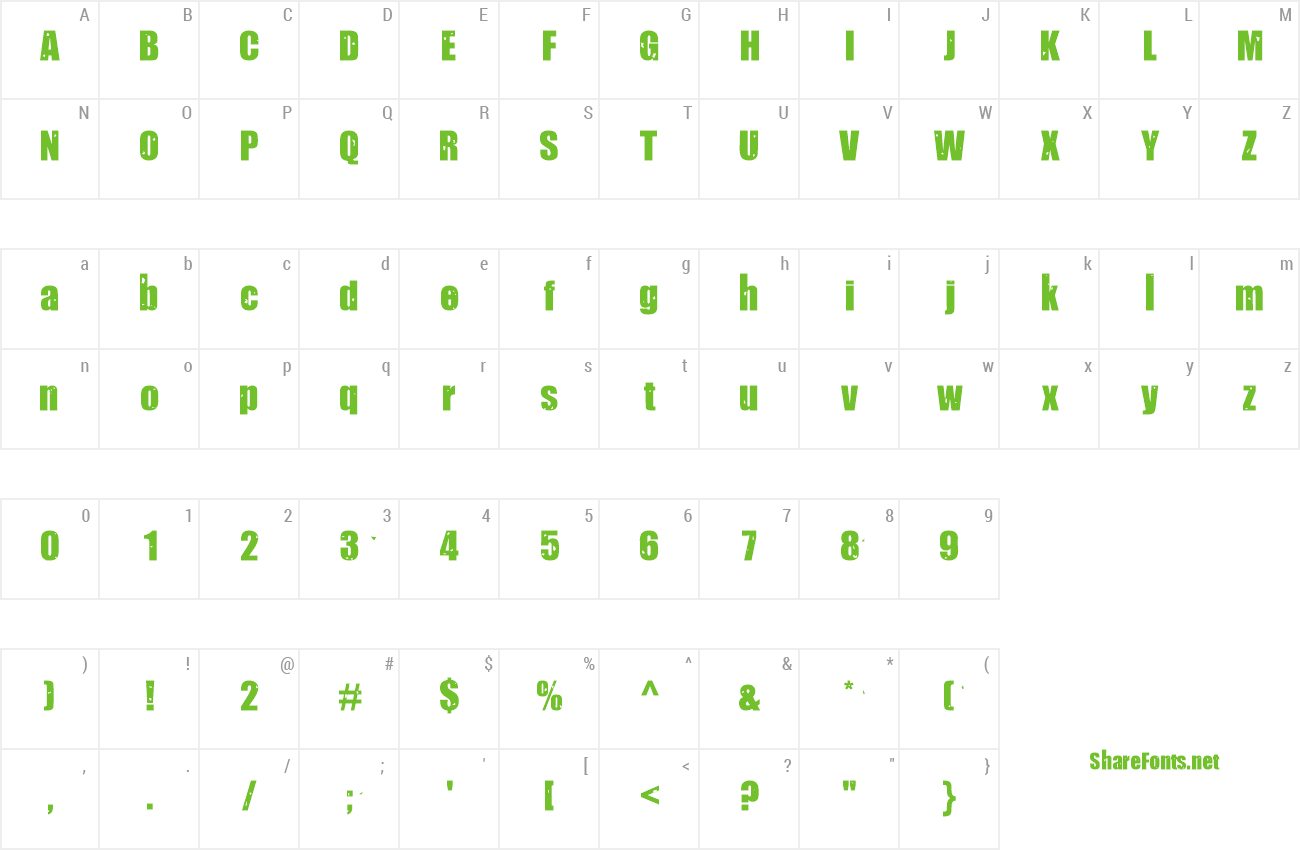 Font boehseonkelz preview